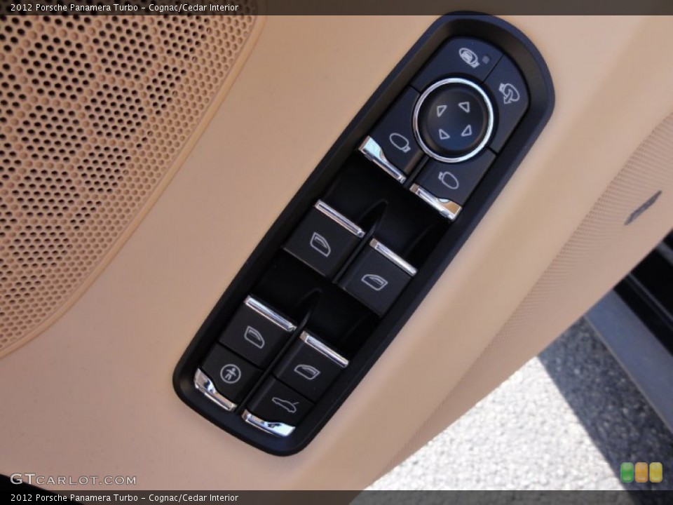 Cognac/Cedar Interior Controls for the 2012 Porsche Panamera Turbo #61413439