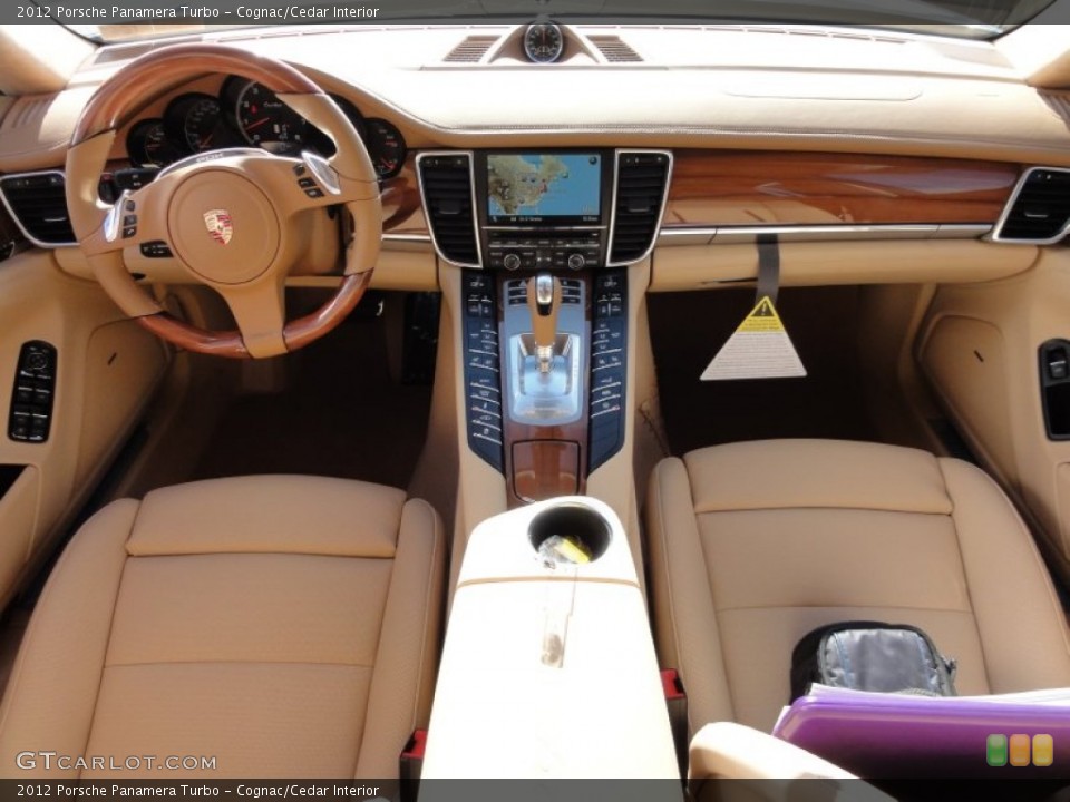 Cognac/Cedar Interior Dashboard for the 2012 Porsche Panamera Turbo #61413605