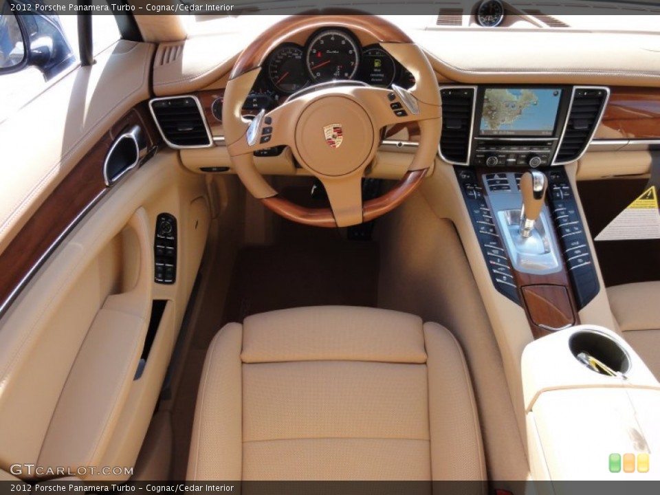 Cognac/Cedar Interior Dashboard for the 2012 Porsche Panamera Turbo #61413613