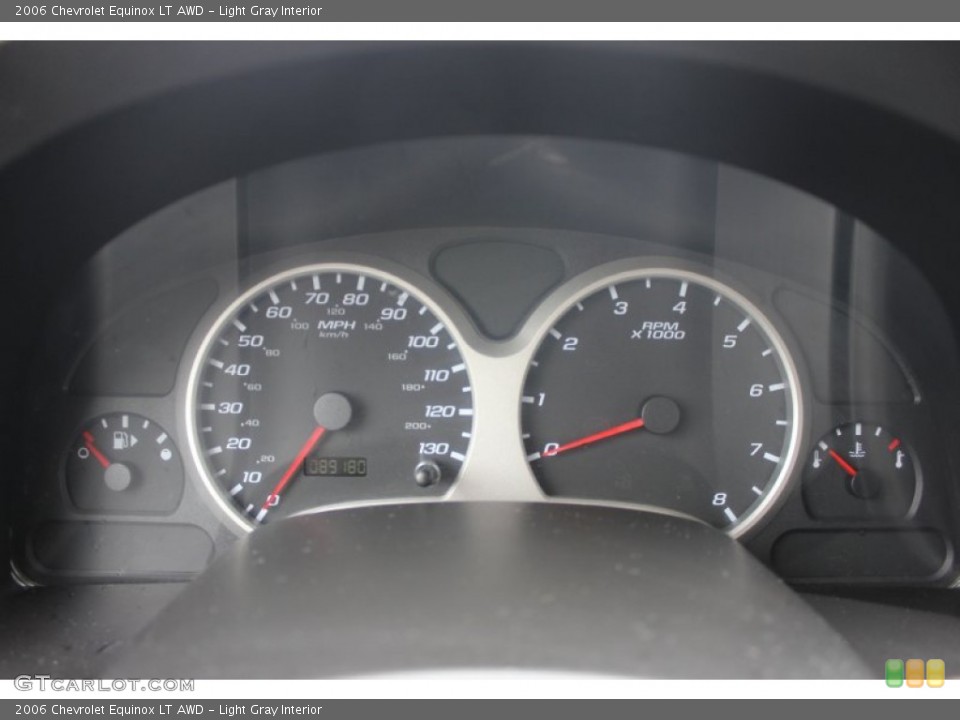 Light Gray Interior Gauges for the 2006 Chevrolet Equinox LT AWD #61416146