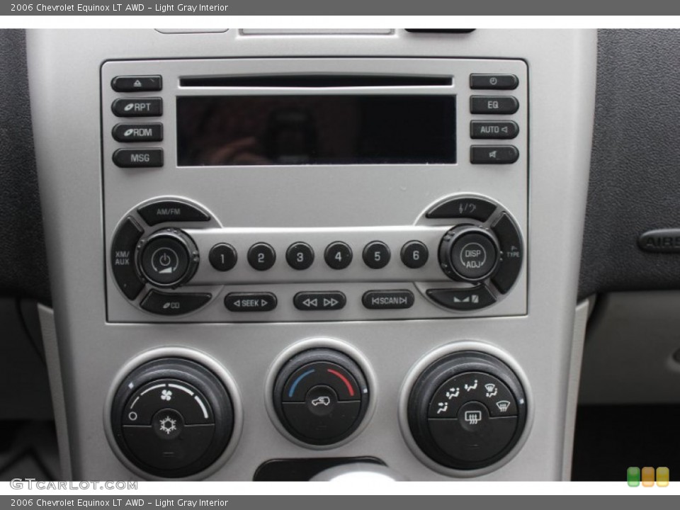Light Gray Interior Audio System for the 2006 Chevrolet Equinox LT AWD #61416162