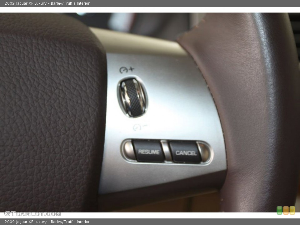 Barley/Truffle Interior Controls for the 2009 Jaguar XF Luxury #61417504