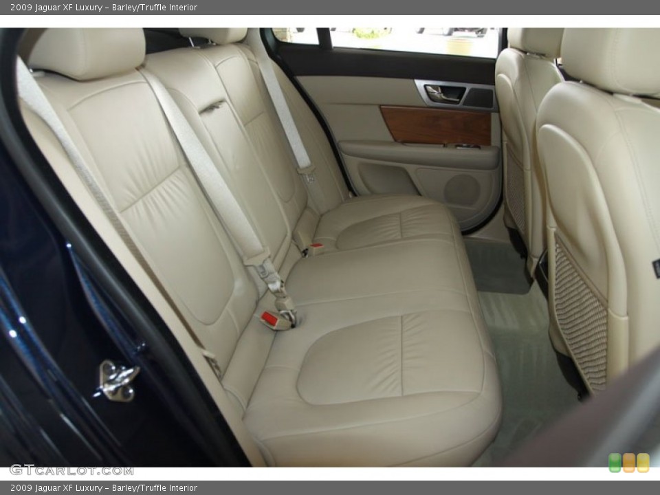 Barley/Truffle Interior Rear Seat for the 2009 Jaguar XF Luxury #61417564