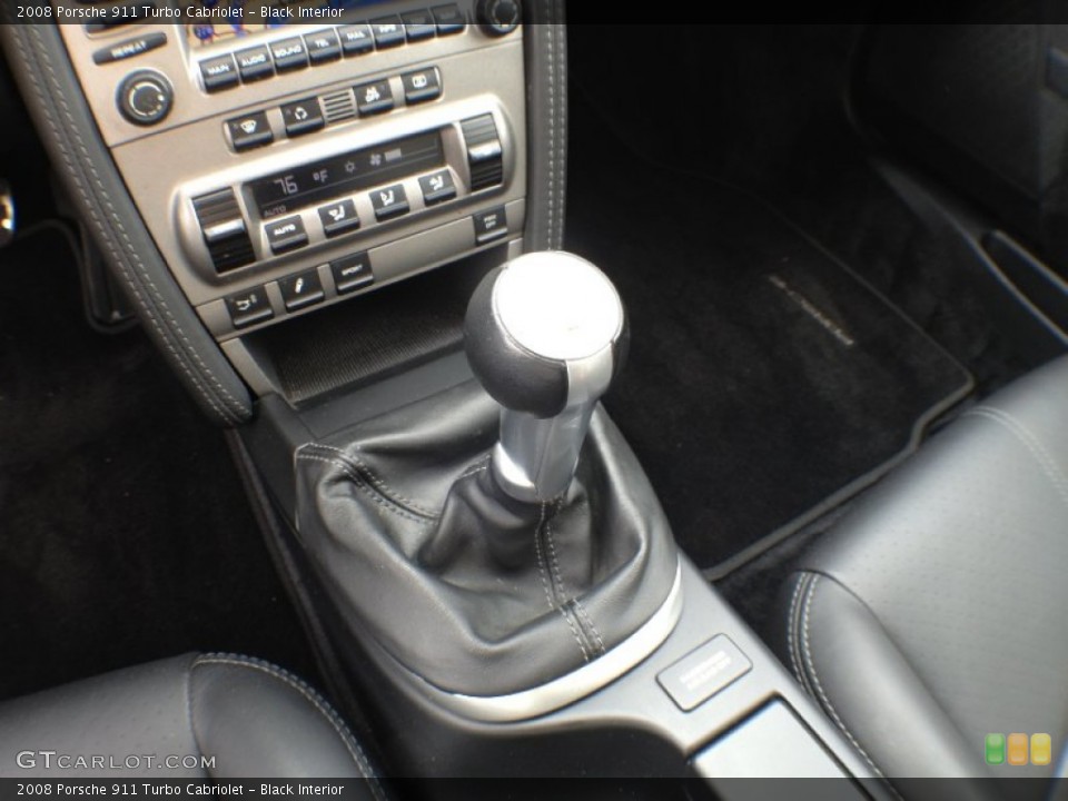 Black Interior Transmission for the 2008 Porsche 911 Turbo Cabriolet #61418884