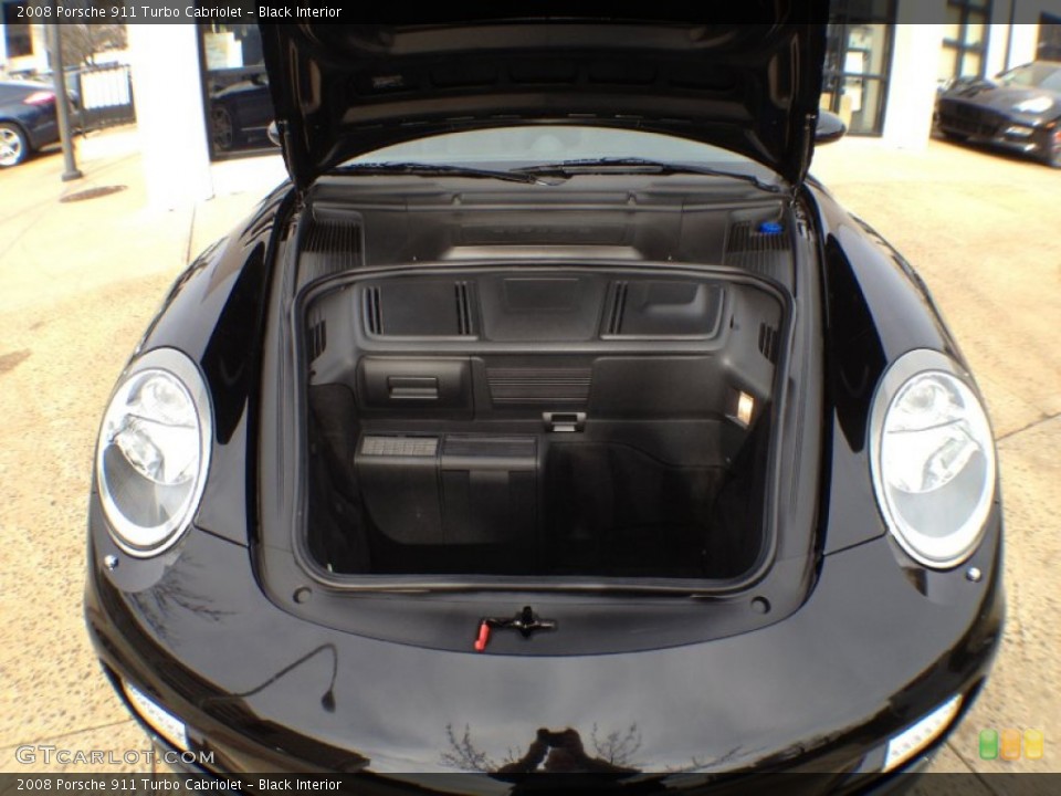 Black Interior Trunk for the 2008 Porsche 911 Turbo Cabriolet #61418914