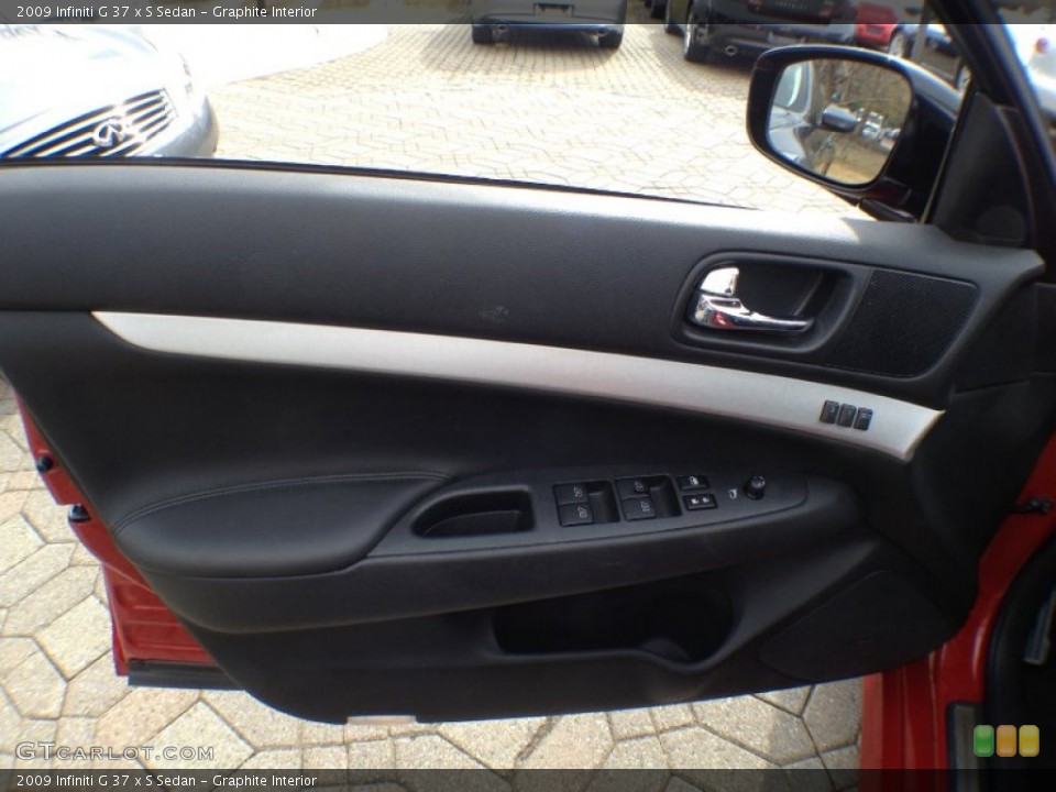 Graphite Interior Door Panel for the 2009 Infiniti G 37 x S Sedan #61420404