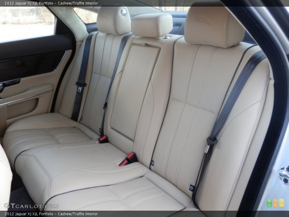 Cashew/Truffle Interior Rear Seat for the 2012 Jaguar XJ XJL Portfolio #61420567