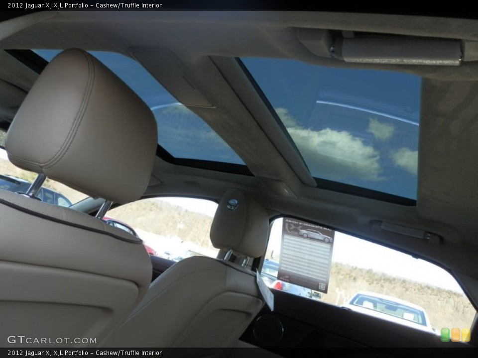 Cashew/Truffle Interior Sunroof for the 2012 Jaguar XJ XJL Portfolio #61420585