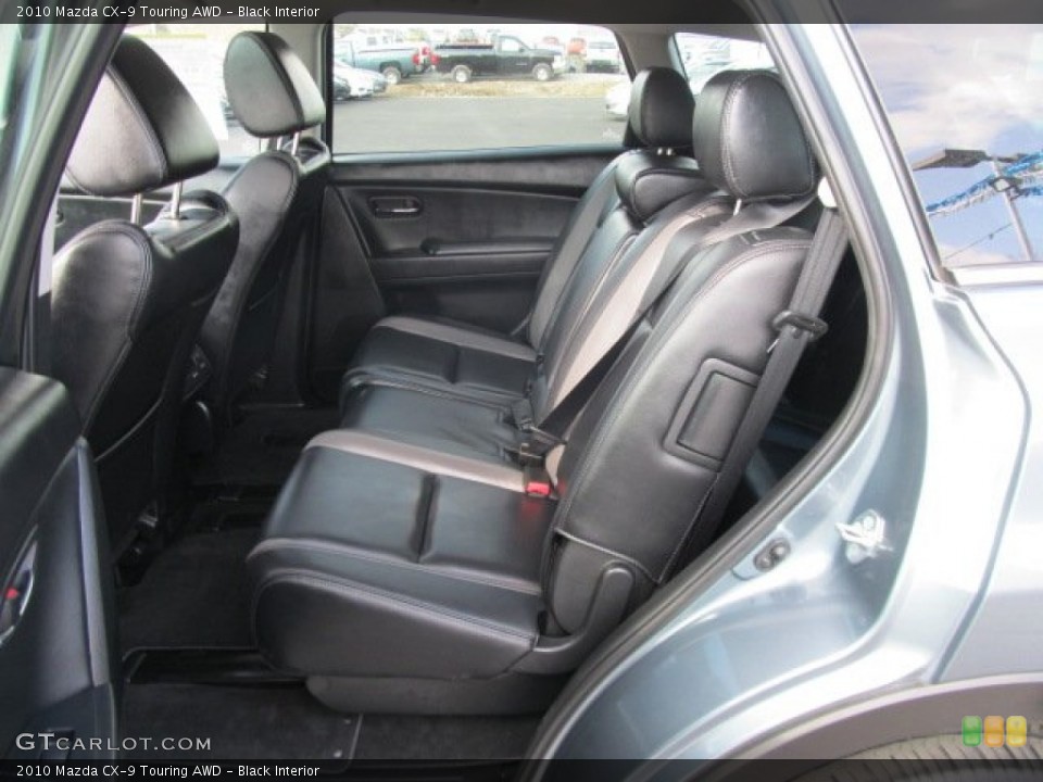 Black Interior Rear Seat for the 2010 Mazda CX-9 Touring AWD #61421929