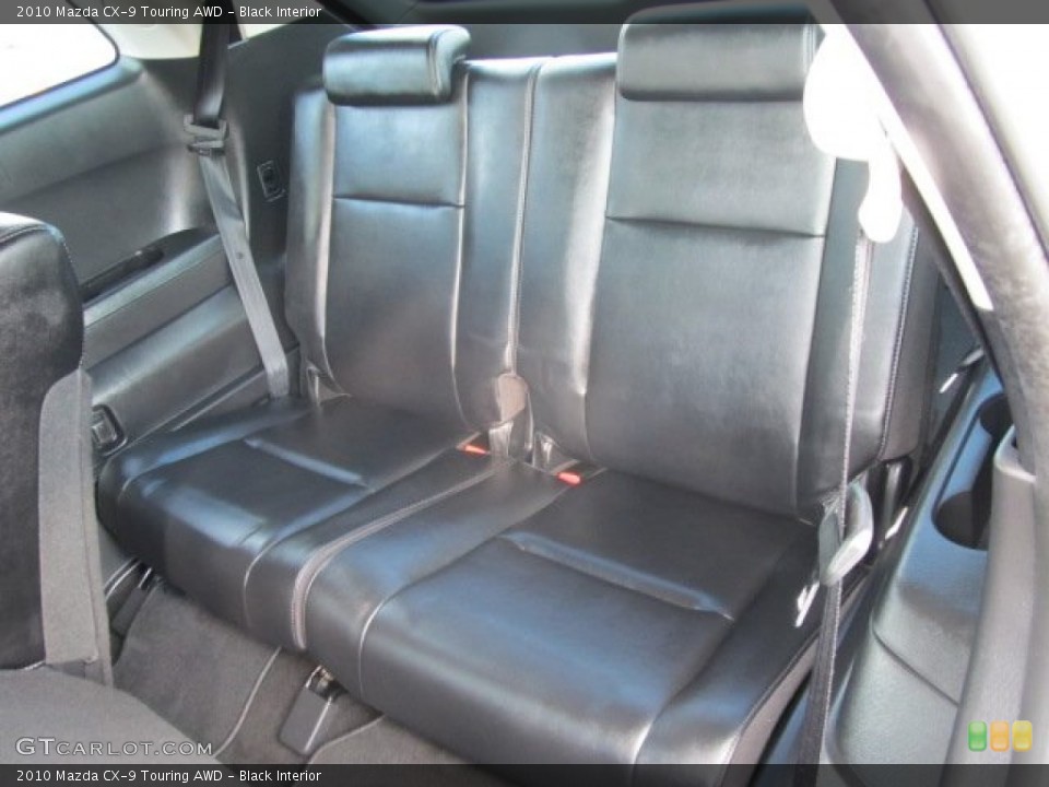 Black Interior Rear Seat for the 2010 Mazda CX-9 Touring AWD #61421939