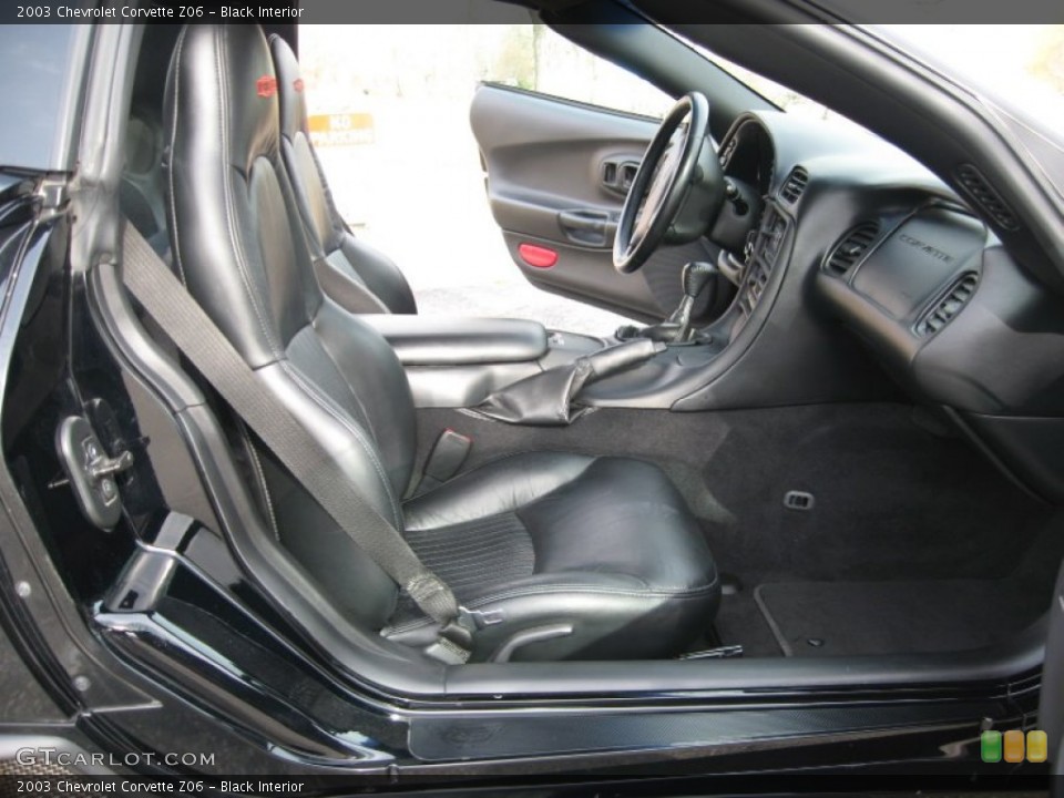 Black Interior Photo for the 2003 Chevrolet Corvette Z06 #61426687