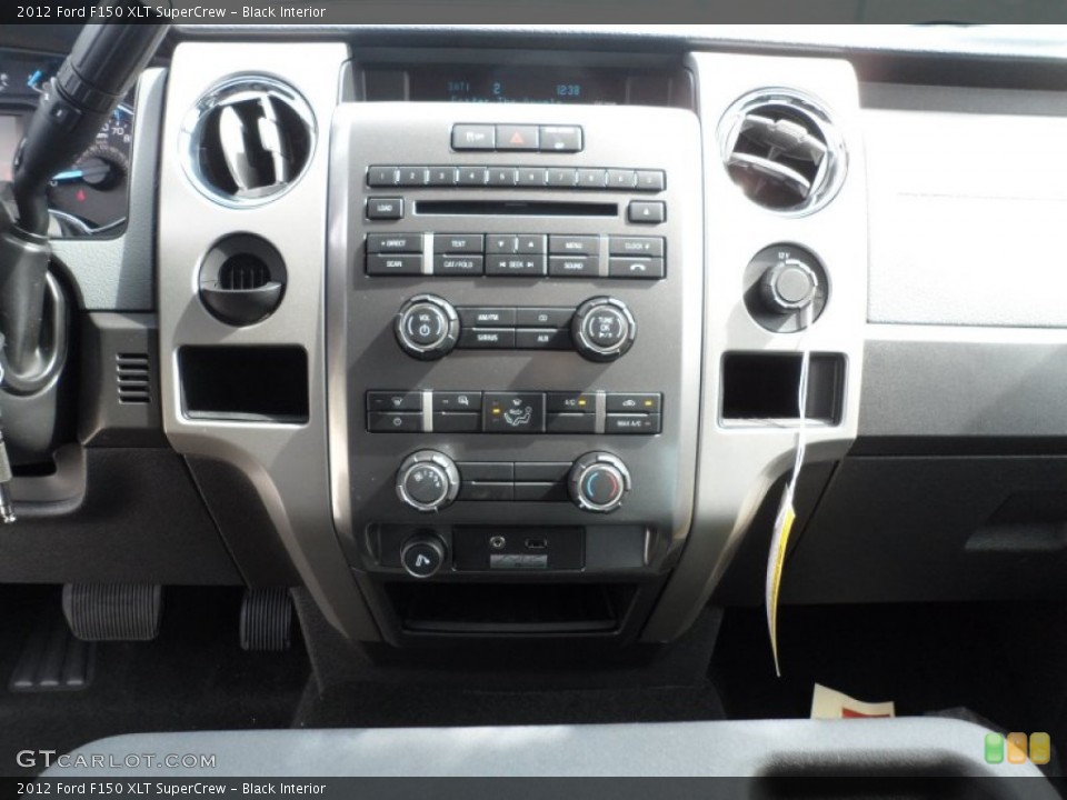 Black Interior Controls for the 2012 Ford F150 XLT SuperCrew #61427622