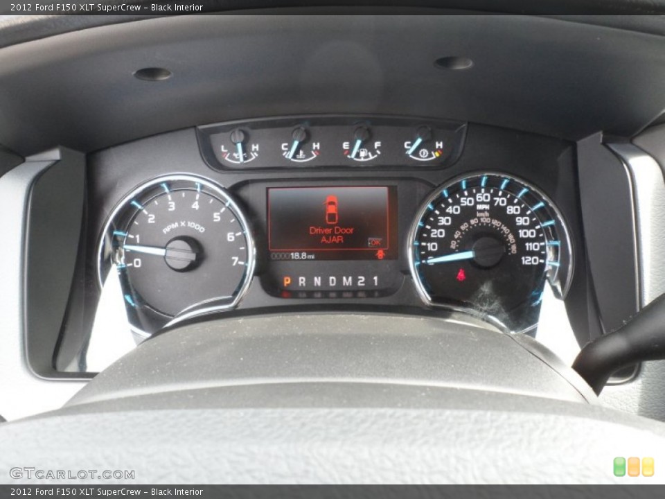 Black Interior Gauges for the 2012 Ford F150 XLT SuperCrew #61427666