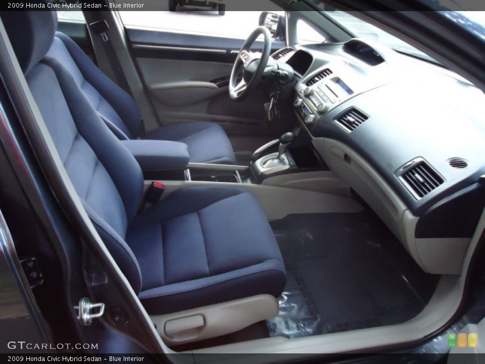 Blue Interior Photo for the 2009 Honda Civic Hybrid Sedan #61432342
