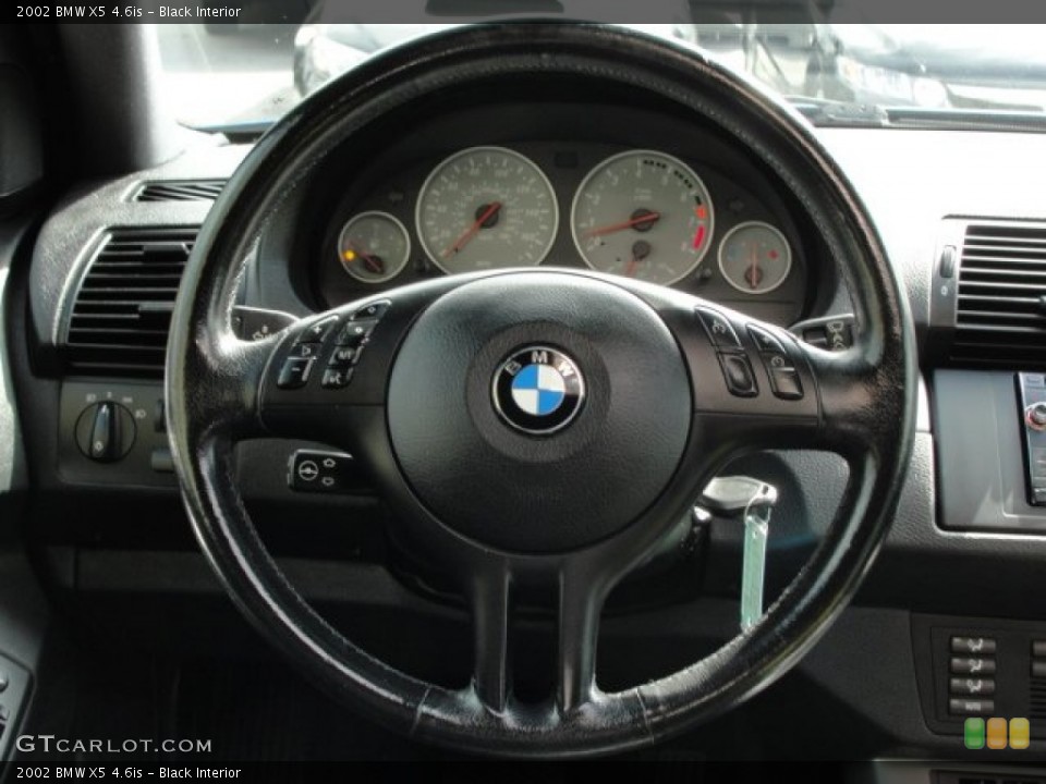 Black Interior Steering Wheel for the 2002 BMW X5 4.6is #61434244