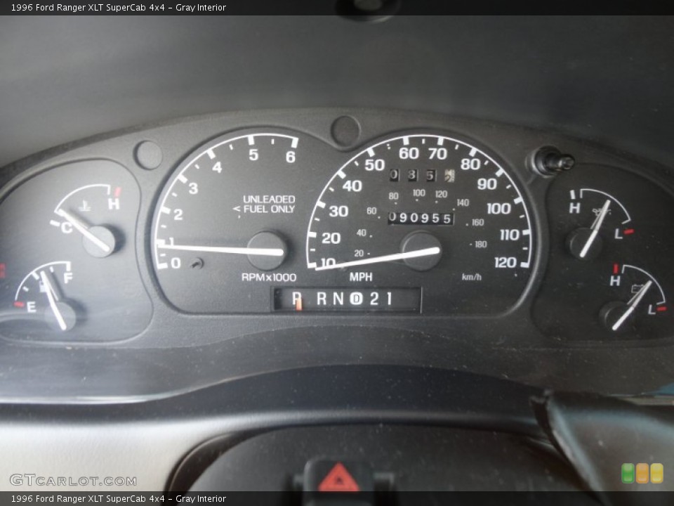 Gray Interior Gauges for the 1996 Ford Ranger XLT SuperCab 4x4 #61435621