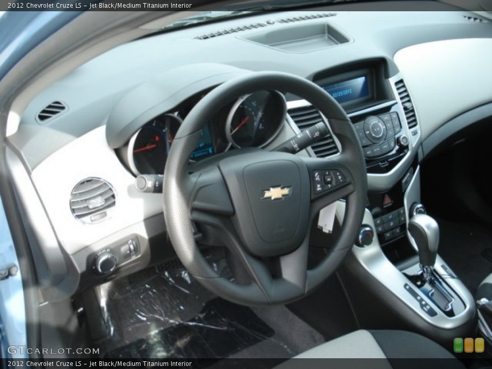 Jet Black/Medium Titanium Interior Dashboard for the 2012 Chevrolet Cruze LS #61440319