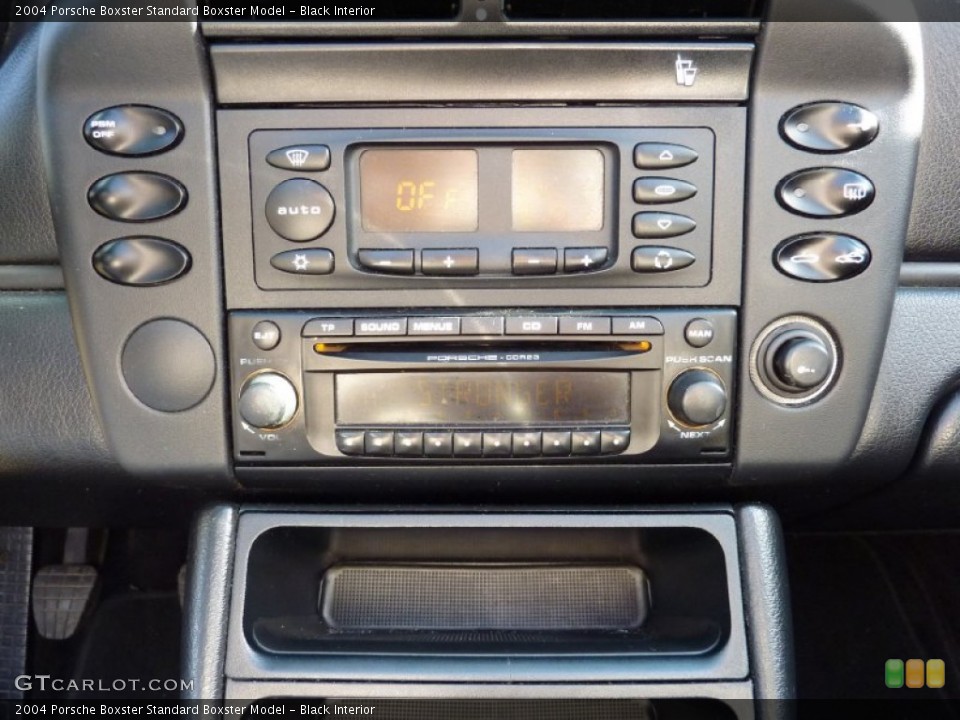 Black Interior Controls for the 2004 Porsche Boxster  #61441324