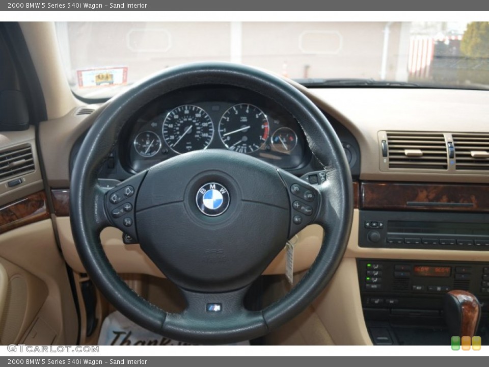 Sand Interior Steering Wheel for the 2000 BMW 5 Series 540i Wagon #61441696