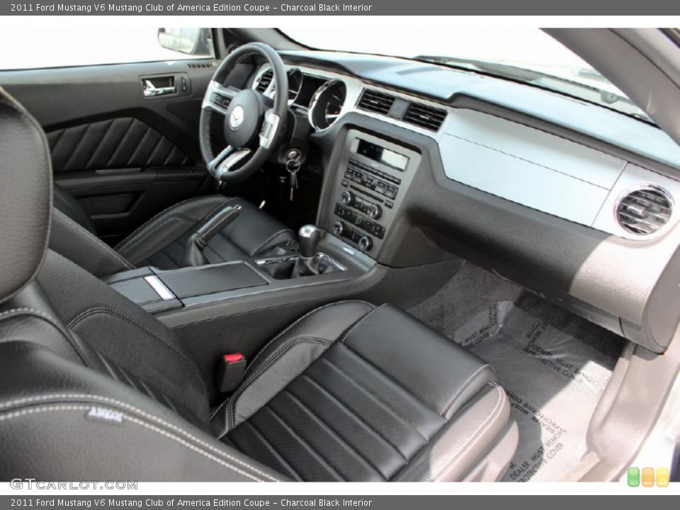 Charcoal Black Interior Dashboard for the 2011 Ford Mustang V6 Mustang Club of America Edition Coupe #61441910
