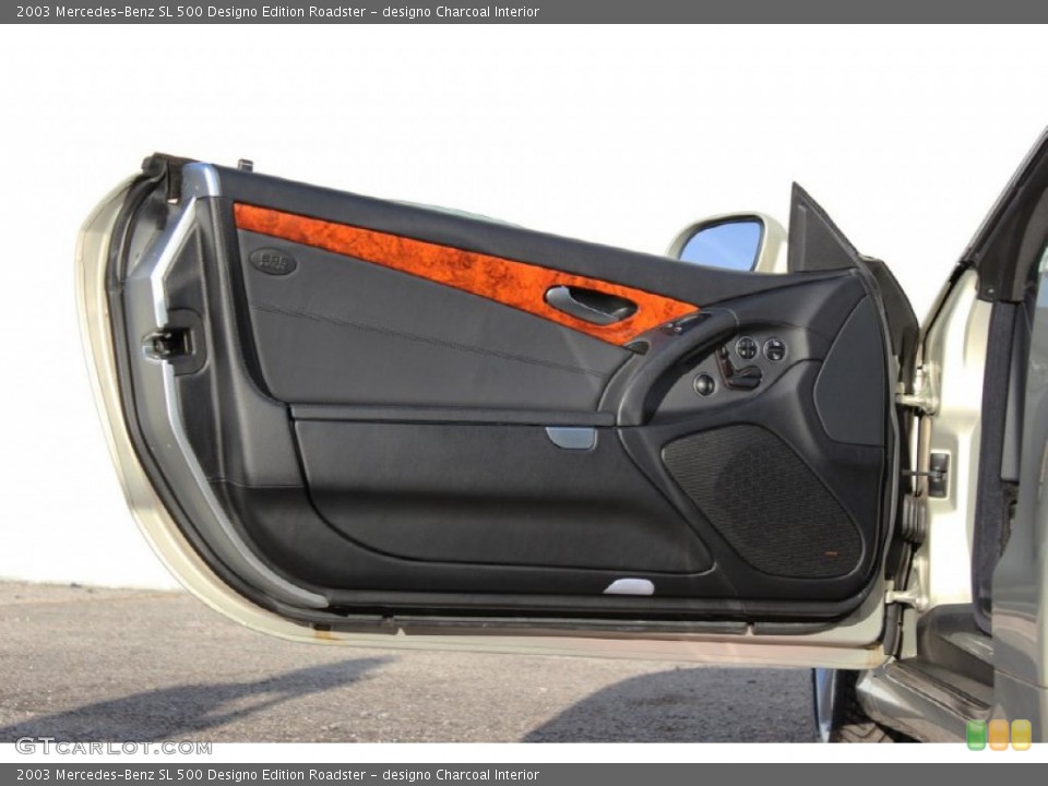 designo Charcoal Interior Door Panel for the 2003 Mercedes-Benz SL 500 Designo Edition Roadster #61442258