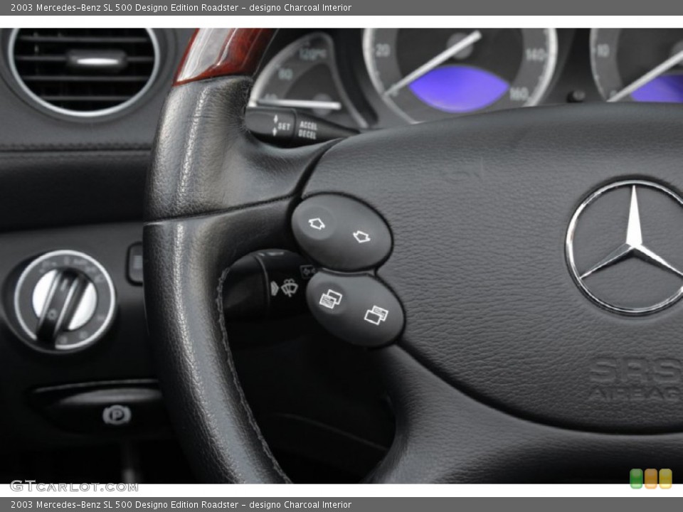 designo Charcoal Interior Controls for the 2003 Mercedes-Benz SL 500 Designo Edition Roadster #61442341