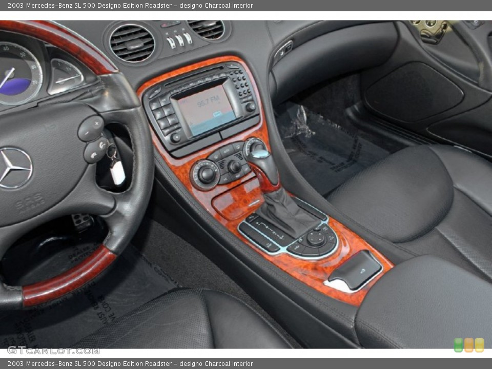 designo Charcoal Interior Controls for the 2003 Mercedes-Benz SL 500 Designo Edition Roadster #61442345