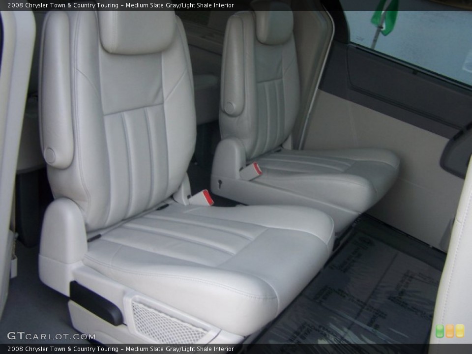 Medium Slate Gray/Light Shale Interior Rear Seat for the 2008 Chrysler Town & Country Touring #61445223