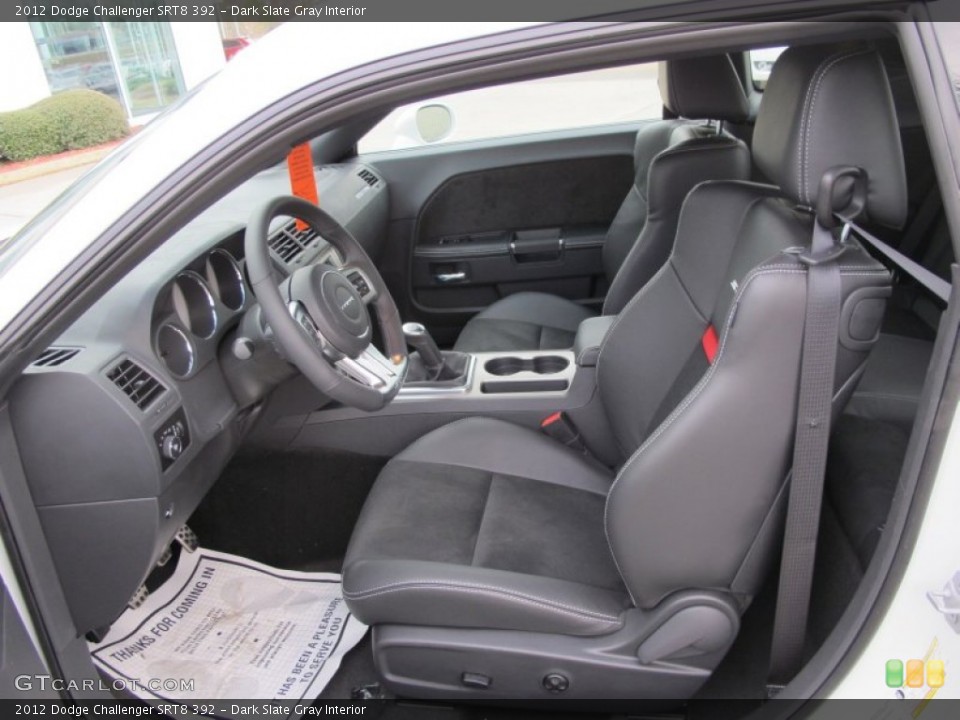 Dark Slate Gray Interior Photo for the 2012 Dodge Challenger SRT8 392 #61445901
