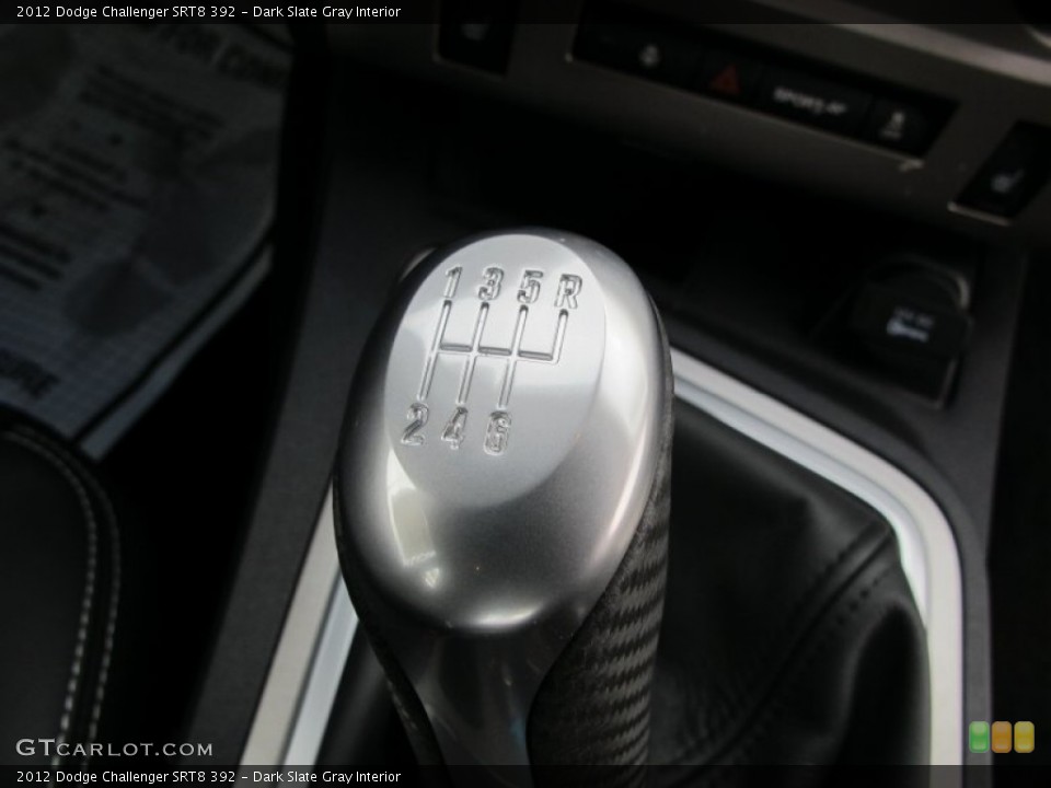 Dark Slate Gray Interior Transmission for the 2012 Dodge Challenger SRT8 392 #61445928