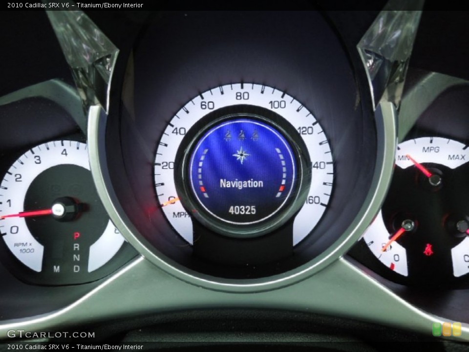 Titanium/Ebony Interior Gauges for the 2010 Cadillac SRX V6 #61446078