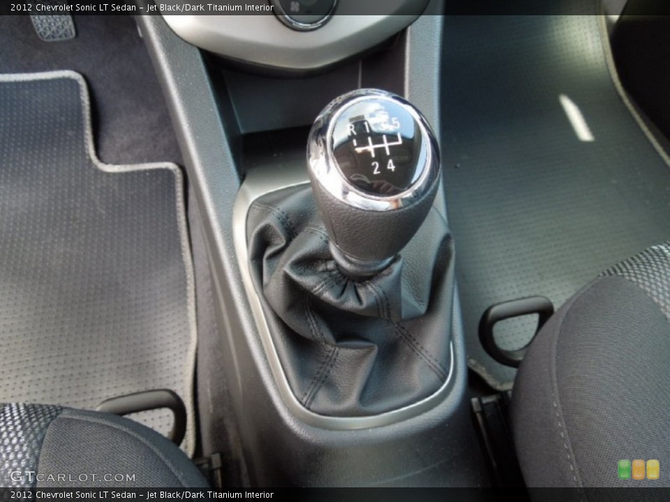 Jet Black/Dark Titanium Interior Transmission for the 2012 Chevrolet Sonic LT Sedan #61446900