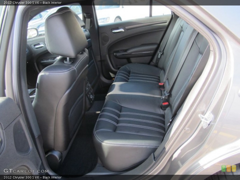 Black Interior Rear Seat for the 2012 Chrysler 300 S V6 #61447378