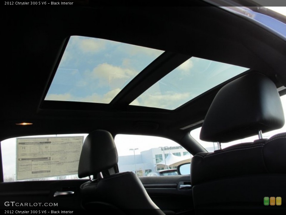 Black Interior Sunroof for the 2012 Chrysler 300 S V6 #61447401