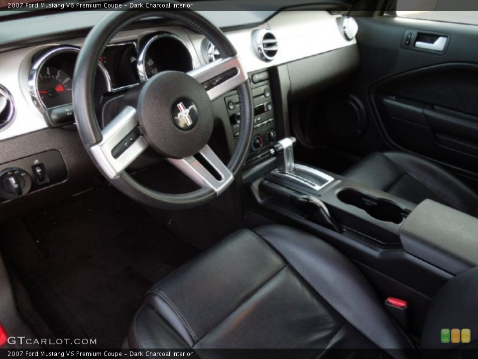 Dark Charcoal Interior Prime Interior for the 2007 Ford Mustang V6 Premium Coupe #61447848
