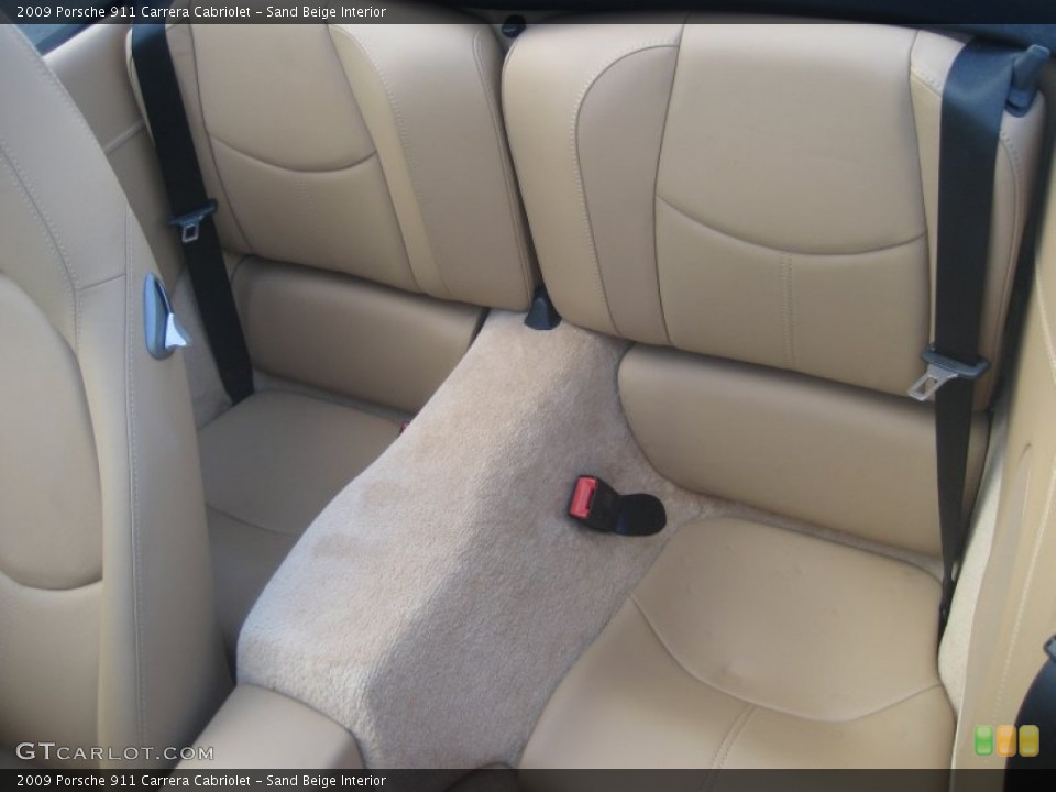 Sand Beige Interior Photo for the 2009 Porsche 911 Carrera Cabriolet #61451339