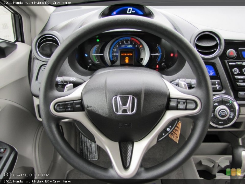 Gray Interior Steering Wheel for the 2011 Honda Insight Hybrid EX #61456546