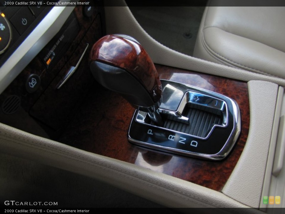Cocoa/Cashmere Interior Transmission for the 2009 Cadillac SRX V8 #61456784