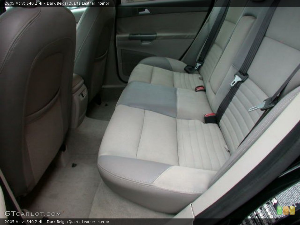 Dark Beige/Quartz Leather Interior Rear Seat for the 2005 Volvo S40 2.4i #61458602