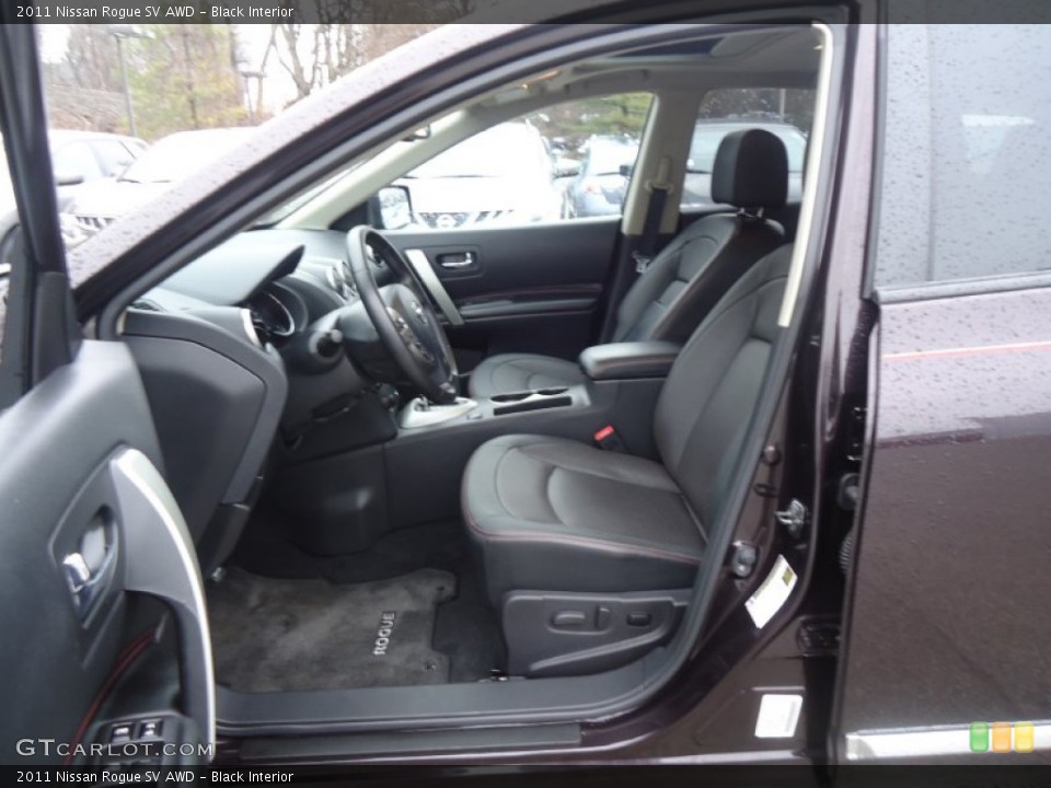 Black Interior Photo for the 2011 Nissan Rogue SV AWD #61458745