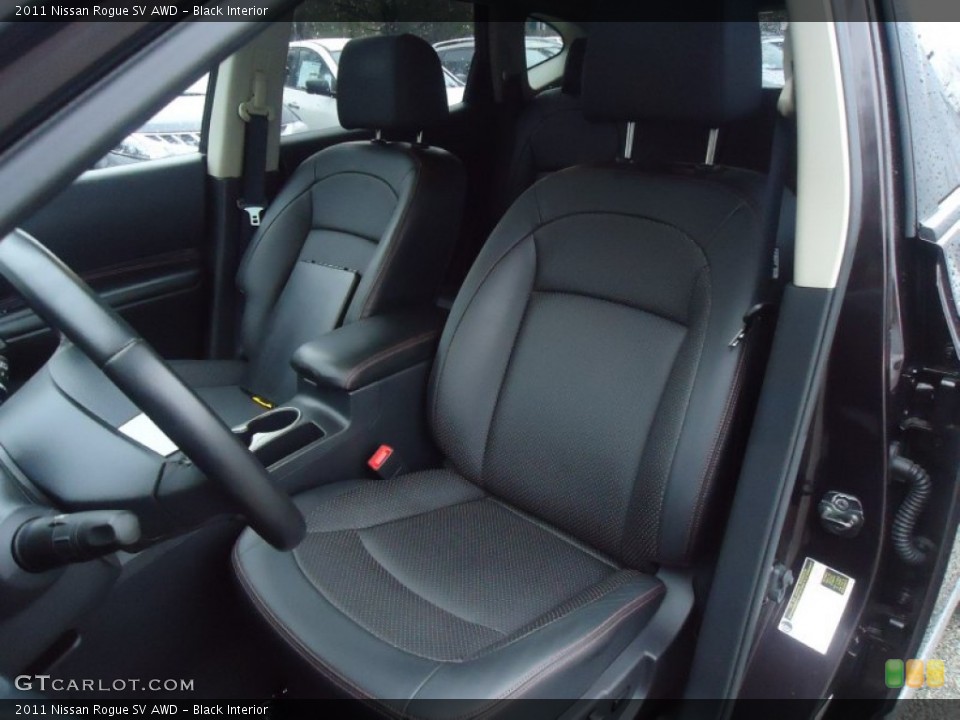 Black Interior Photo for the 2011 Nissan Rogue SV AWD #61458755
