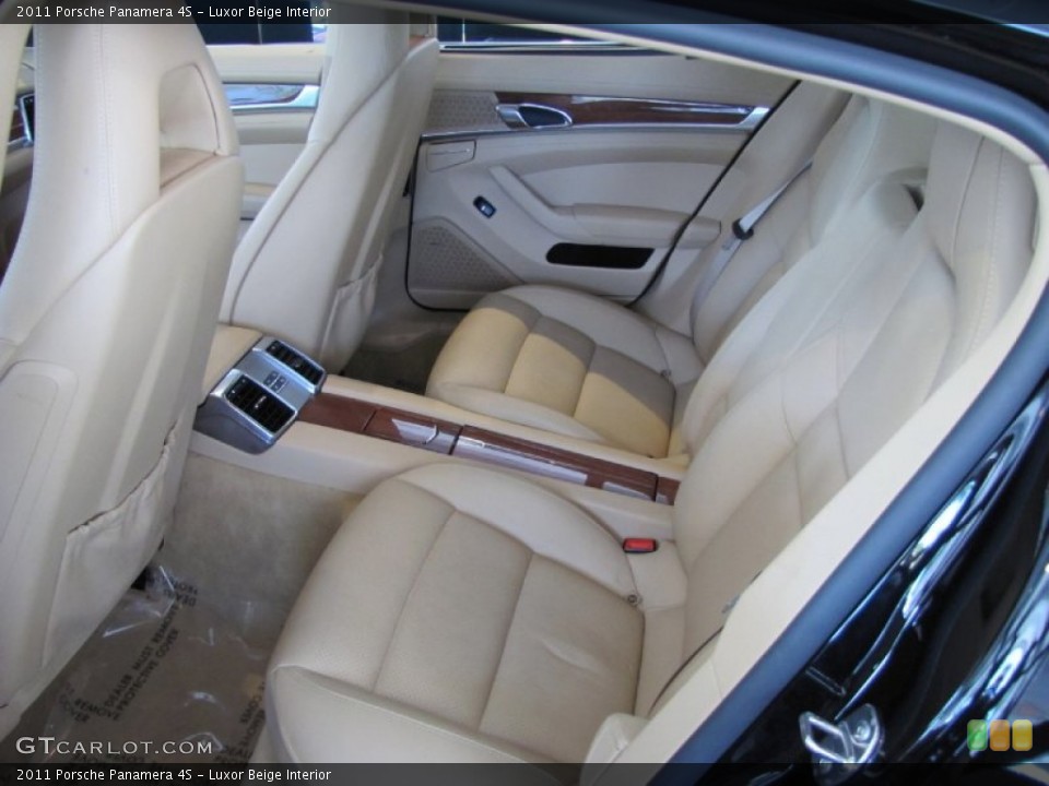Luxor Beige Interior Rear Seat for the 2011 Porsche Panamera 4S #61458898