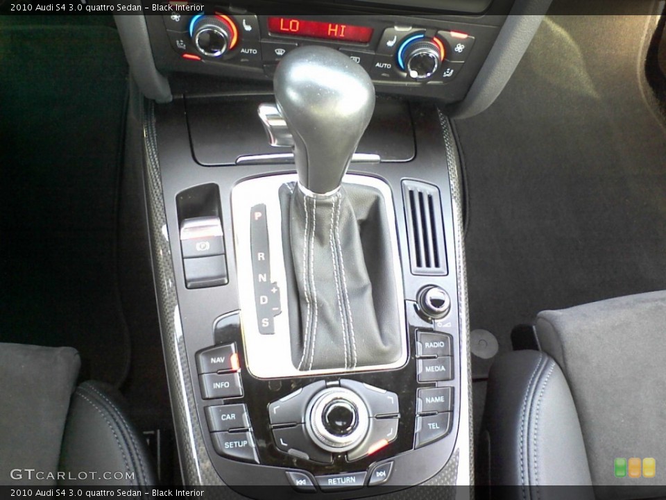 Black Interior Transmission for the 2010 Audi S4 3.0 quattro Sedan #61459147