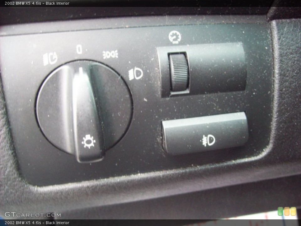 Black Interior Controls for the 2002 BMW X5 4.6is #61461517