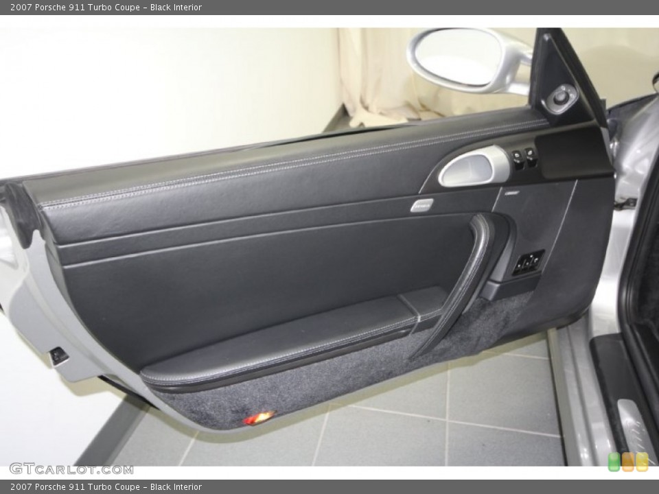 Black Interior Door Panel for the 2007 Porsche 911 Turbo Coupe #61461826