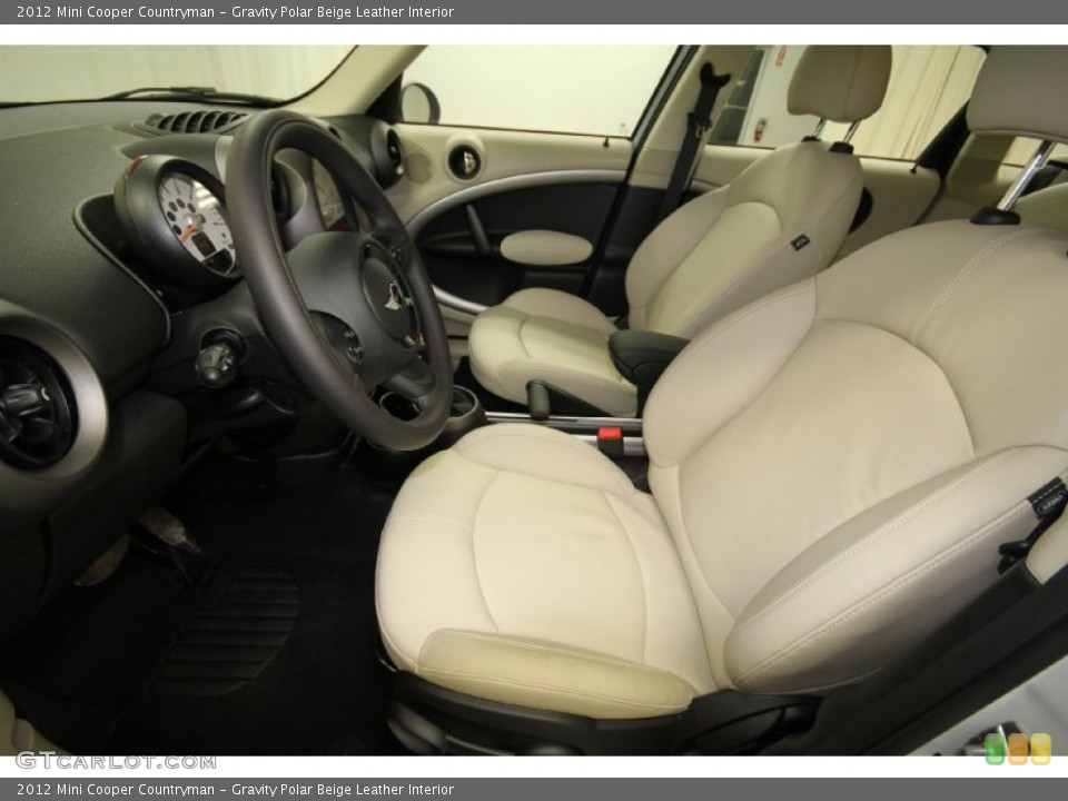 Gravity Polar Beige Leather Interior Photo for the 2012 Mini Cooper Countryman #61462550