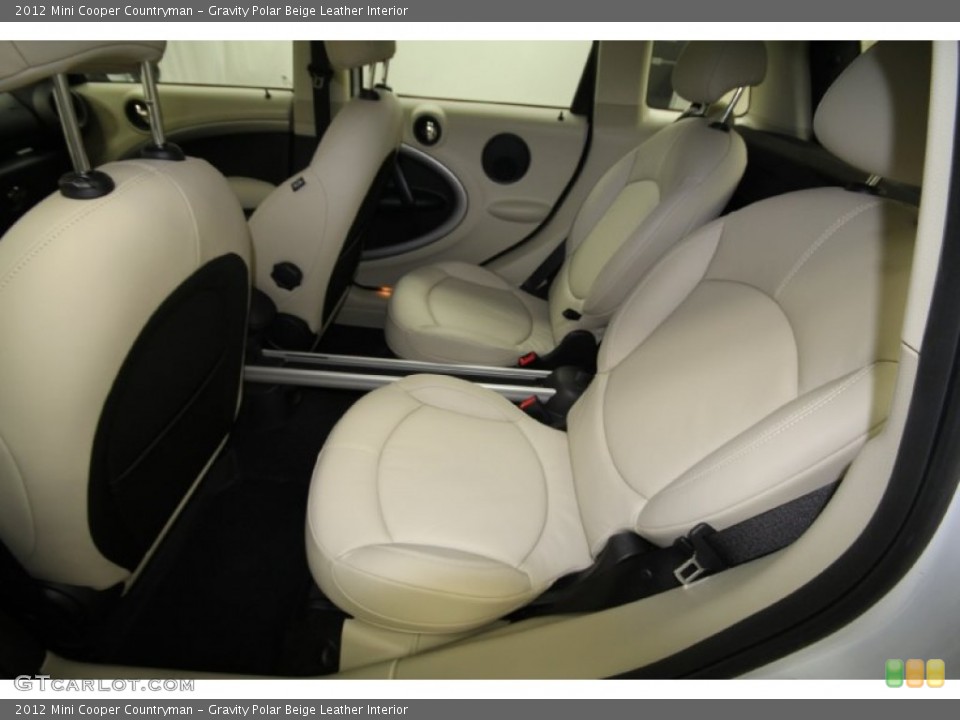 Gravity Polar Beige Leather Interior Rear Seat for the 2012 Mini Cooper Countryman #61462630