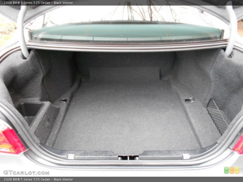 Black Interior Trunk for the 2008 BMW 5 Series 535i Sedan #61466117