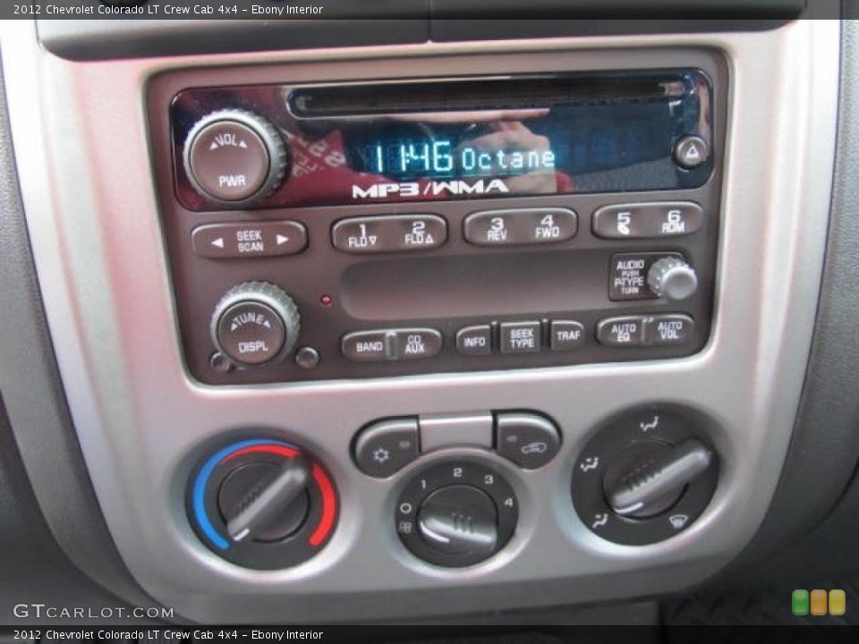 Ebony Interior Audio System for the 2012 Chevrolet Colorado LT Crew Cab 4x4 #61467602