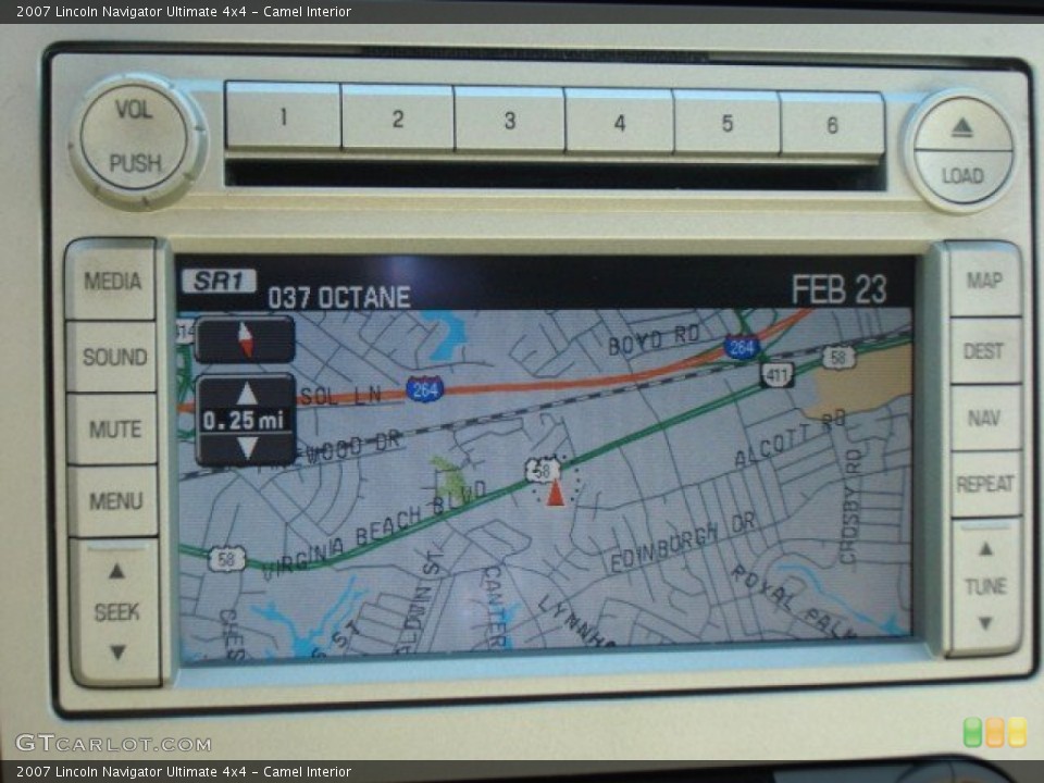 Camel Interior Navigation for the 2007 Lincoln Navigator Ultimate 4x4 #61469037